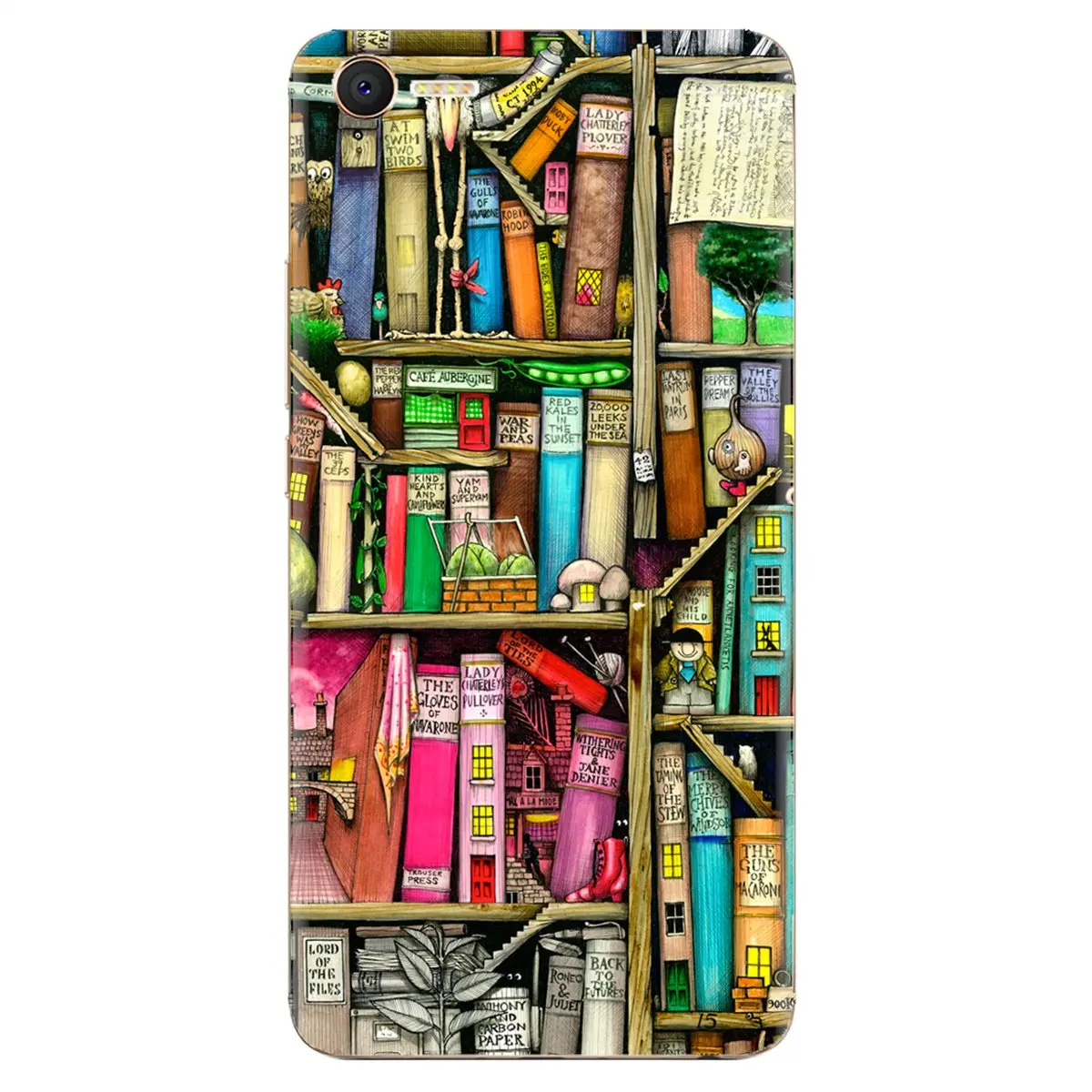 Retro Book Shelf Bookshelf Library For Xiaomi Redmi 4A 7A S2 Note 8 3 3S 4 4X 5 Plus 6 7 6A Pro Pocophone F1 Silicone Skin Cover | Мобильные