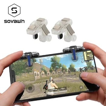 

PUBG Mobile Controller l1r1 Fire Buttons Gamepad Joystick Shooter for Samsung for iphone Mini Aim Key Trigger for Mobile Gaming