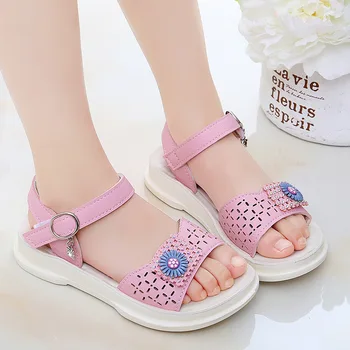 

Girls Princess Sandals 2020 summer new children's beach sandals non-slip children's shoes