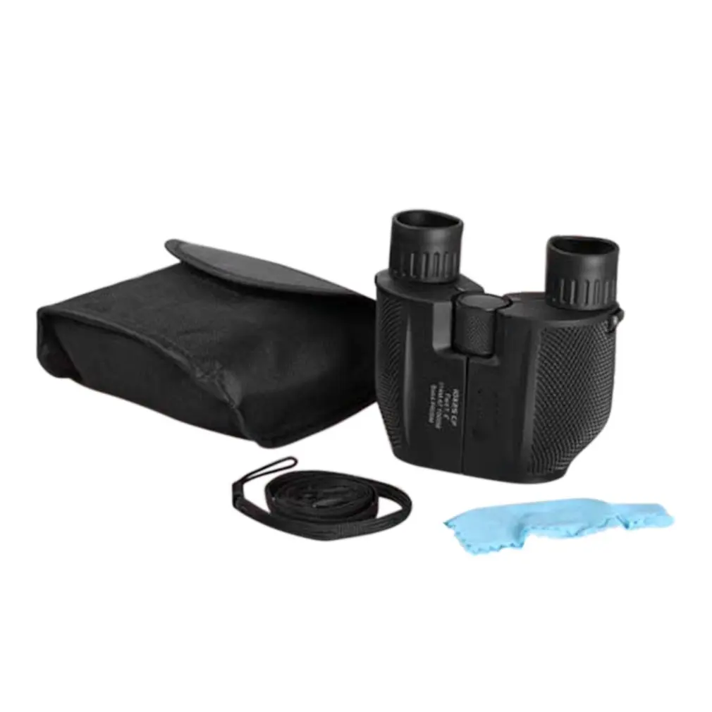 

12X25 HD All-optical Green Film Waterproof Binoculars Telescope for Tourism Binoculars Professional Hunting Scope