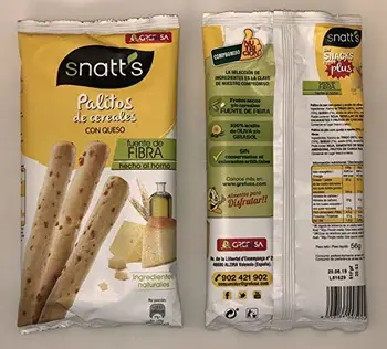 

Snatt's Palitos de Cereales con Queso GREFUSA Bolsa [Pack 10 x 56 g]