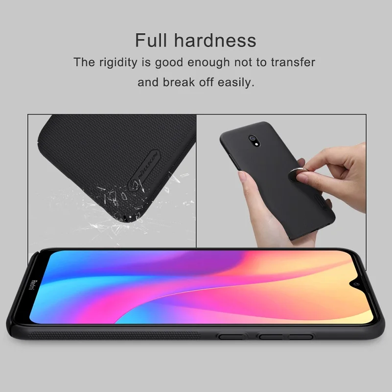 Для xiaomi redmi 8a чехол 6,22 ''NILLKIN матовая жесткая задняя крышка с подарочным держателем для телефона redmi 8 чехол redmi 8 Pro Чехол