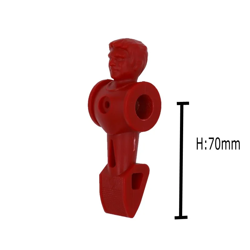 Foosball Table Replacement Player 13 pcs /lot Fit For 5/8" rod Black/ Red/White/Yellow(Include Screws and Nuts) AA-10