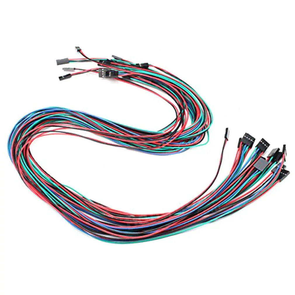 

10PCS 3D Printer Cable 70cm 3Pin Cable set Female-Female Jumper Wire fo Arduino 3D Printer Reprap Professional