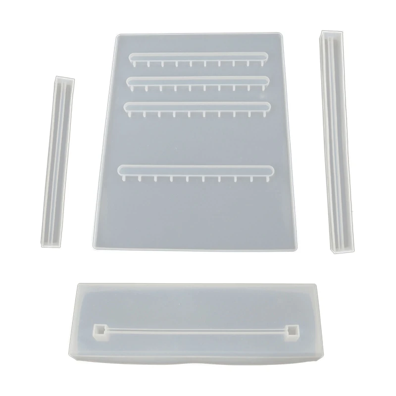 

Jewelry Display Rack Epoxy Mold DIY Resin Earring Silicone Mould Casting Crafts U4LF