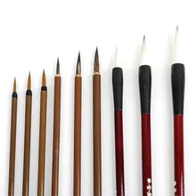 Китайский тщательный набор кистей для каллиграфии, китайская живопись, кисти для каллиграфии, кисти для рисования бесплатно, Tinta, Китай