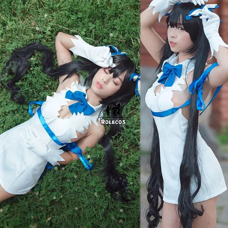 ROLECOS Hestia косплей костюм сексуальное платье аниме это неправильно чтобы