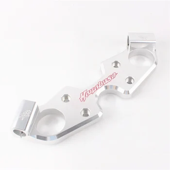 

CNC Motorcycle Triple Tree Front End Upper Top Clamp For Suzuki Hayabusa GSXR1300 2008 2009 2010 2011 2012 2013 Silver Aluminum
