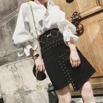 

2pcs set xl Korean style plus size two piece set Women Irregular T Shirt+ Skirts Suits Solid Tops Vintage leopard Skirt Sets