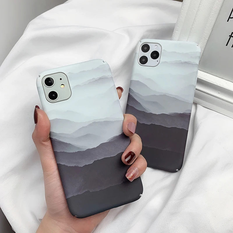 Жесткие PC чехлы для телефонов Xiaomi 8 8SE 8Lite 9 9SE CC9E A3 Lite Горный полный Чехол для Redmi Note 7 Note 8 Note8Pro K20 чехлы