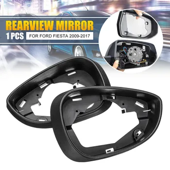 

Left Right Side Rear View Mirror Cover Frame Trim And Cover Cap For Ford Fiesta MK7 2009 2010 2011 2012 2013 14-16 17