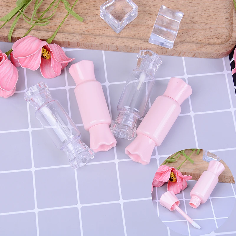 

Lip Gloss Tube Clear Candy Shape Creative Empty Lip Balm Cosmetic Gloss Tube Gloss Container for Gift Travel Girls
