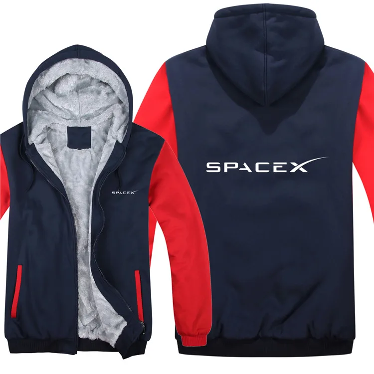 Space X толстовки мужские модные пальто пуловер шерстяная куртка с подкладкой космические X толстовки с капюшоном HS-063 - Цвет: as picture