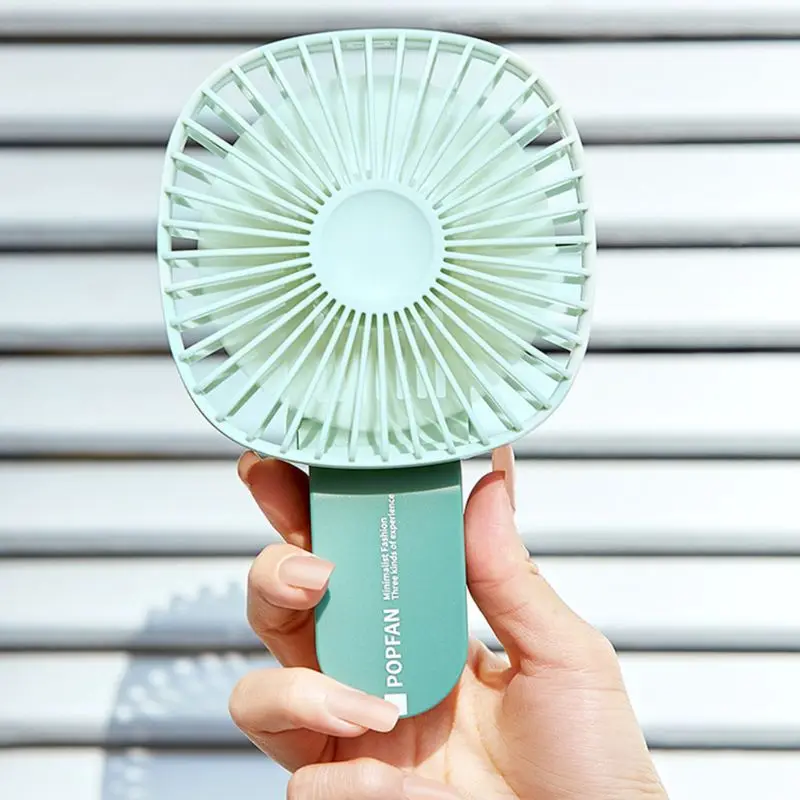 

Portable Popsicle Small Fan Dual-Purpose USB Desktop Desk Fan Charging Mini Handheld/Shaking Head Multi-Function Electric Fan