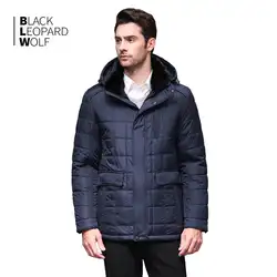 Blackleopardwolf bl-2729m 2019 зимнее пальто повседневная классическая мужская шапка съемная теплая куртка официальная одежда офисная куртка длиная