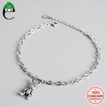 Elfoplatasi, браслет из натуральной 925 пробы, серебряный, модная цепочка с кроликом, браслет для женщин, Стерлинговое Серебро, ювелирное изделие, подарок, DS2554
