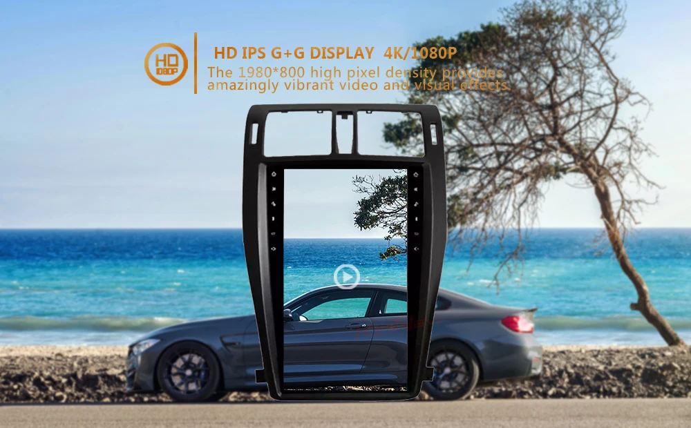 Киринави 13,6 "1 Din автомагнитола на Android 6 с GPS навигация для TOYOTA CROWN автомобильный DVD мультимедийный плеер Автомобильный 2015-2017 wifi