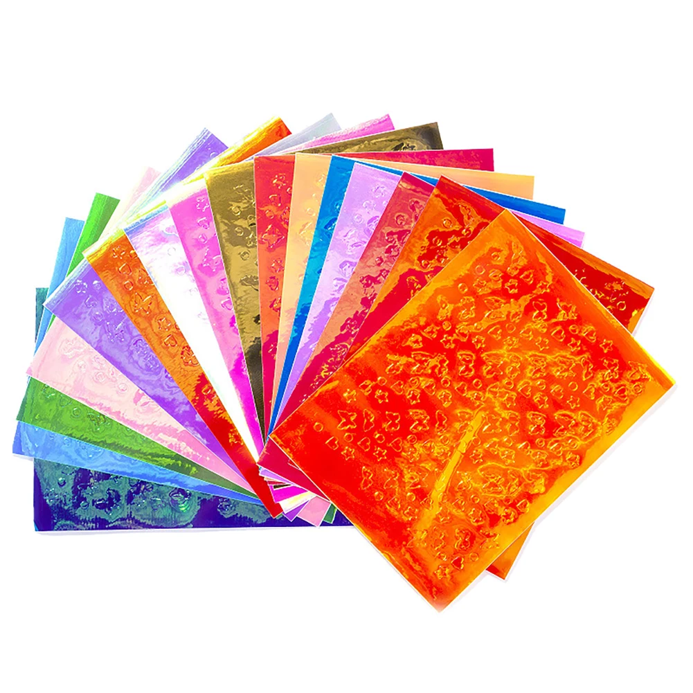 

16pcs Holographic Butterfly Stars Nail Stickers 3D Thin Laser Stripe Sticker Butterfly Nail Art Transfer Sticker Decoration Set