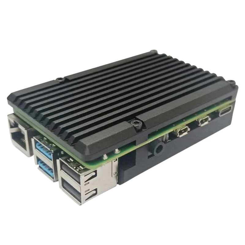 Для Raspberry Pi 4B новейший чехол из алюминиевого сплава с ЧПУ корпус охлаждающим