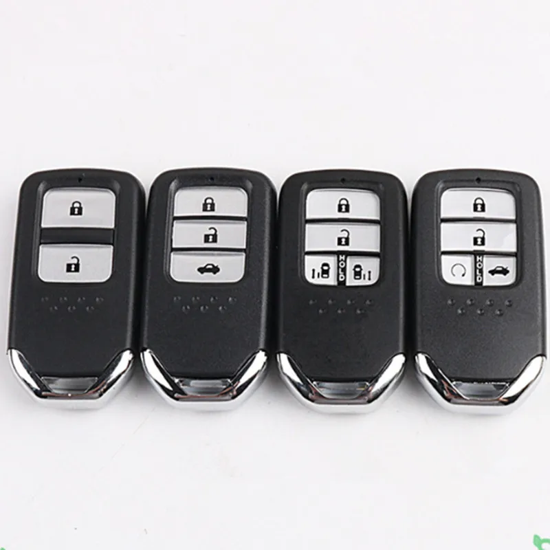 

DAKATU Replacement Smart Remote Key Shell Case Fob 2/3/4 Button For Honda Civic CRV XRV Jade FIT Accord Remote Fob case cover