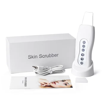 

Ultrasonic Face Cleaner Skin Scrubber Ultrasound Vibration Massager Ultrasound Peeling Clean Tone Lift Scrubber