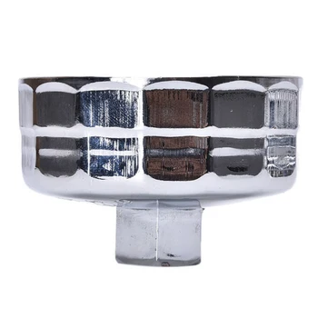 

Hand Tools Oil Filter Wrench Cap Type 64-65mm Replacement Accessories Silver