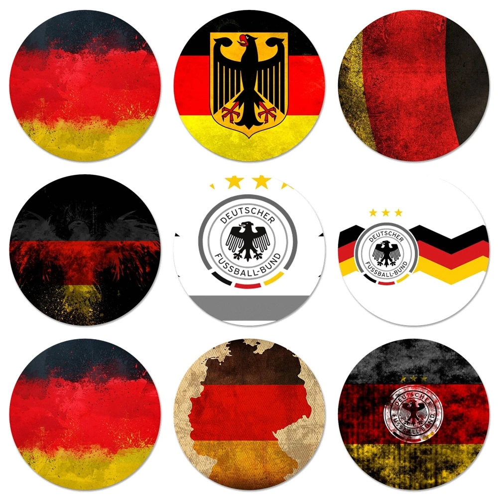 Немецкий флаг новейший супер милый значок на булавке декоративные Броши