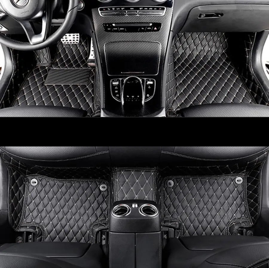 Кожаные автомобильные коврики для SsangYong Tivoli XLV LUVi 2015 2016 2017 2018 2019 2020 | Автомобили и