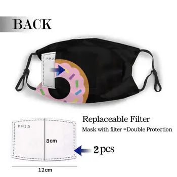 

protective mask with filter I Donut Care2 anti dust PM2.5 reuse adult teen child girl