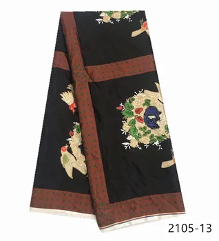 

silk wax fabric african fabric for dress african Satin ankara Fabric high quality latest satin wax for Garment 2105