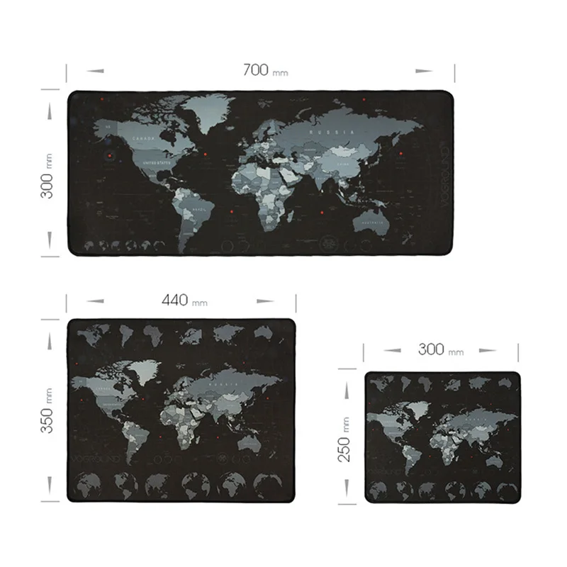 Новая карта мира фиксирующий край коврик для мыши водонепроницаемый большой Натуральный каучук Коврик для клавиатуры настольная игра большой маленький коврик для мыши