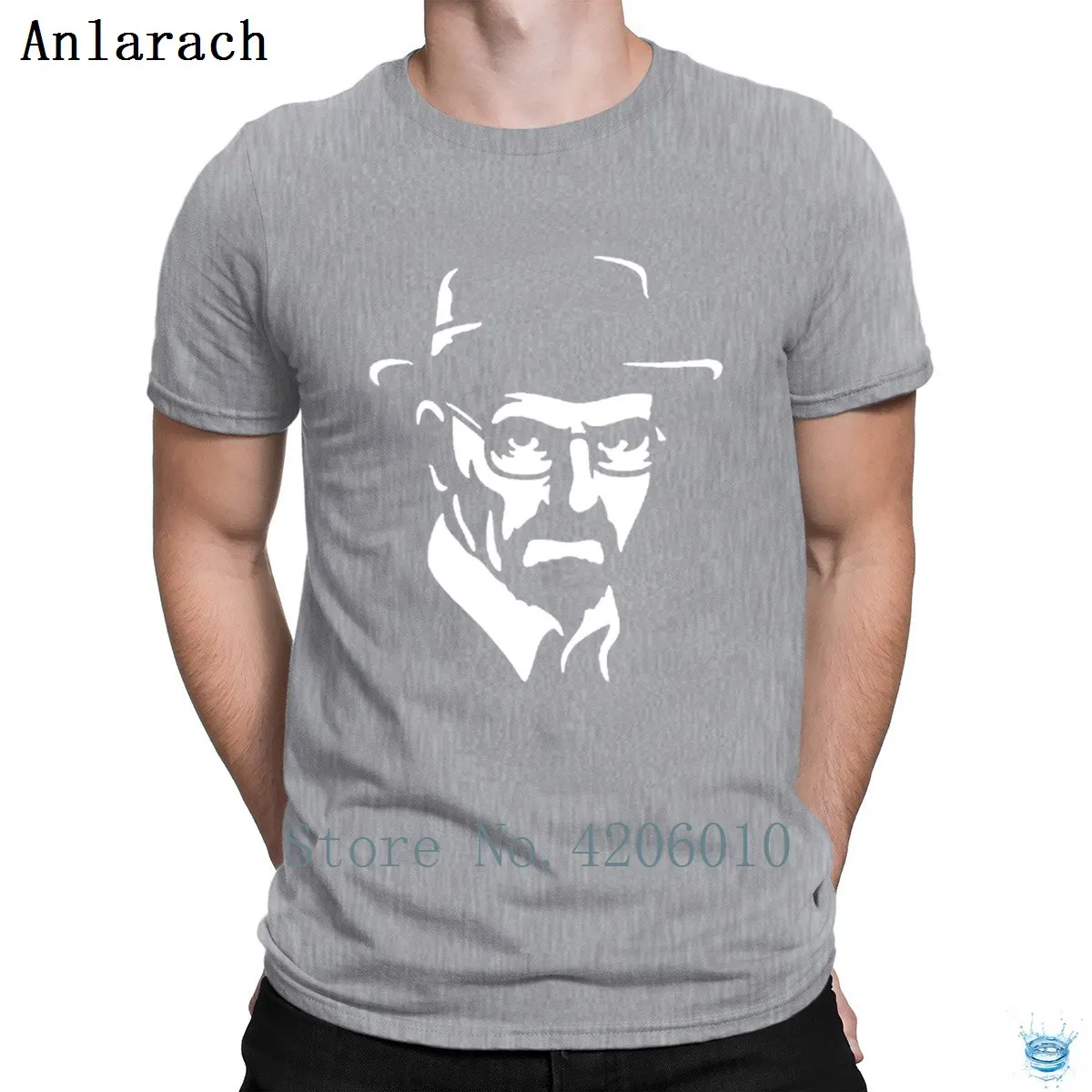 Walter White Jack, футболки, топы,, летняя футболка для мужчин, принт с буквами, Юмористическая футболка, европейский размер, S-3XL - Цвет: Gray