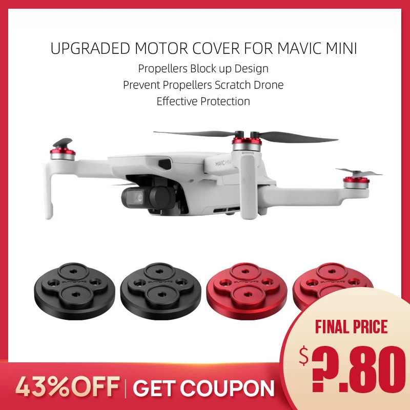 Модернизированная крышка двигателя для DJI Mavic мини протектор Mini Drone алюминиевая