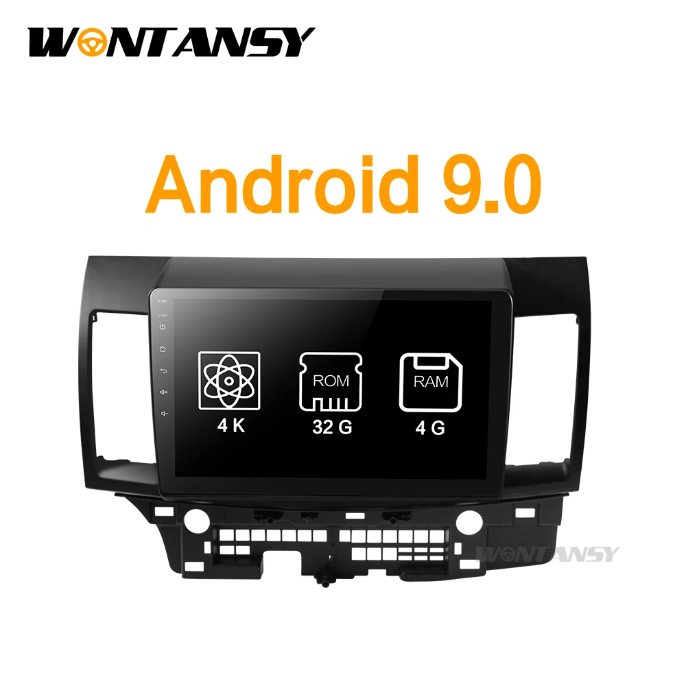 Автомобильный DVD для Mitsubishi Lancer 2005-2016 с 10 1 дюймов 2 DIN GPS Радио Видео плеер восемь
