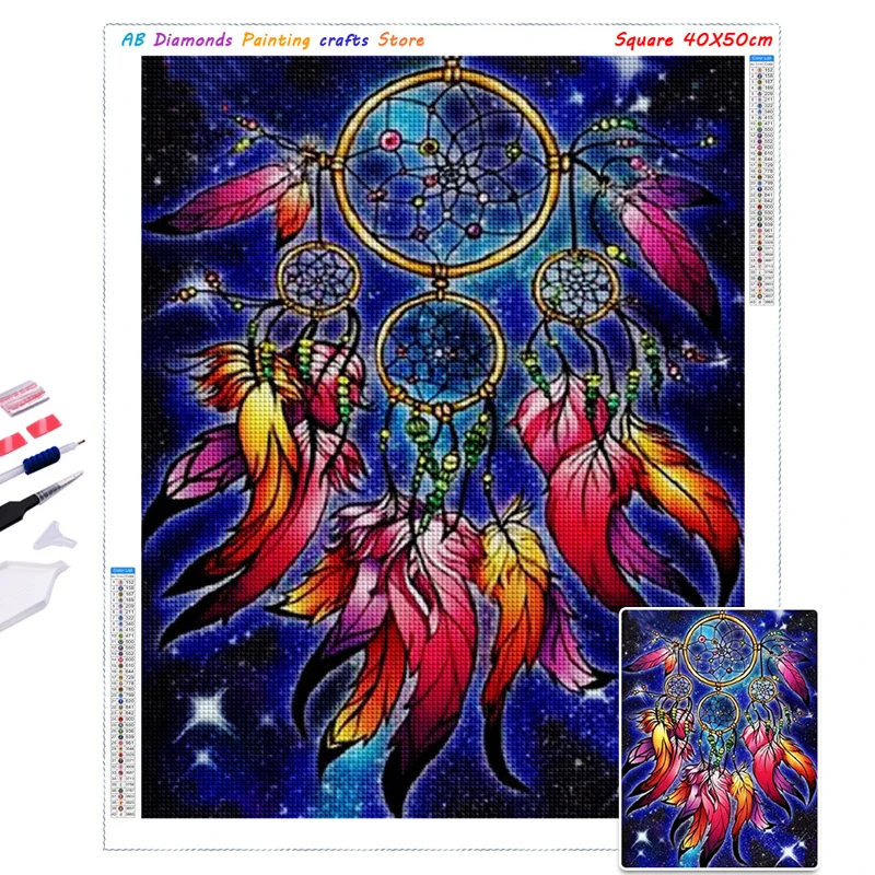 5D DIY Diamond Painting Wolf AB Drill Full Square/Round Aniaml Eagle Diamont Embroidery Butterfly Mosaic Cross Stitch Home Decor 