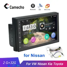 Camecho 2 din Автомобильный Радио gps android авто 7 ''универсальный автомобильный Радио мультимедийный плеер WiFi для Volkswagen Nissan hyundai Kia toyota