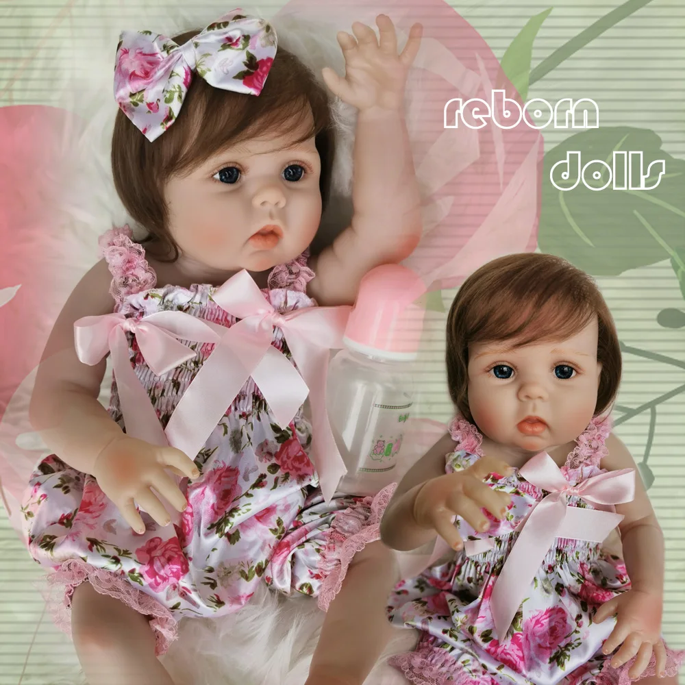 OtardDolls Bebe Детские Reborn Baby Doll 20 дюймов 50 см Силиконовые Винил Bebe Кукла Новорожденный очаровательны реалистичные для детей ясельного возраста для подарка Быстрая