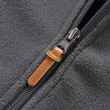 18 осень и зима стиль наружная флисовая мужская двусторонняя Флисовая теплая куртка ветрозащитная стойка воротник кардиган