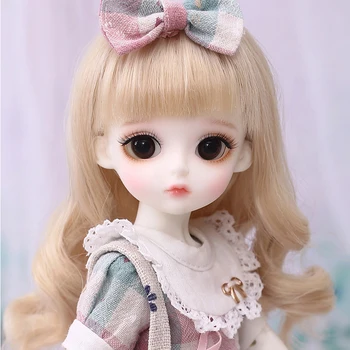 

Doll full set with makeup,shoes,eye hai model hands-on cute