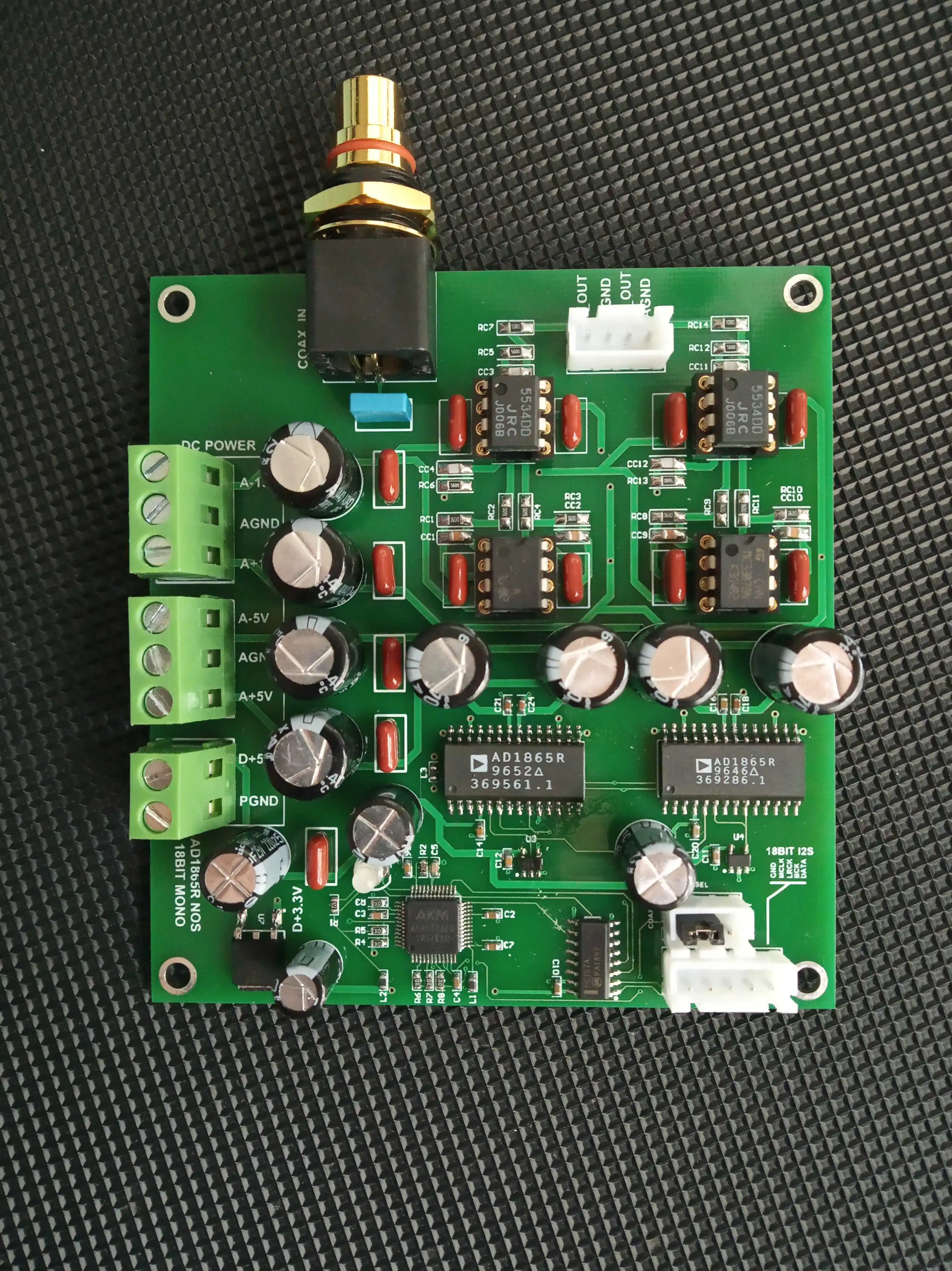 

R2R Decoder Board AD1865R NOS Audio Decoding Board Equivalent to TDA1541