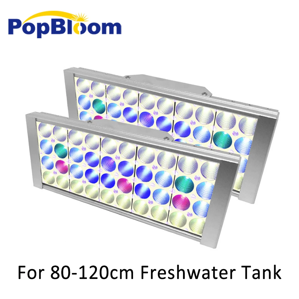 

PopBloom led aquarium light led lamp for freshwater tank light fixtures best cover and full spectrum smart controller turing30