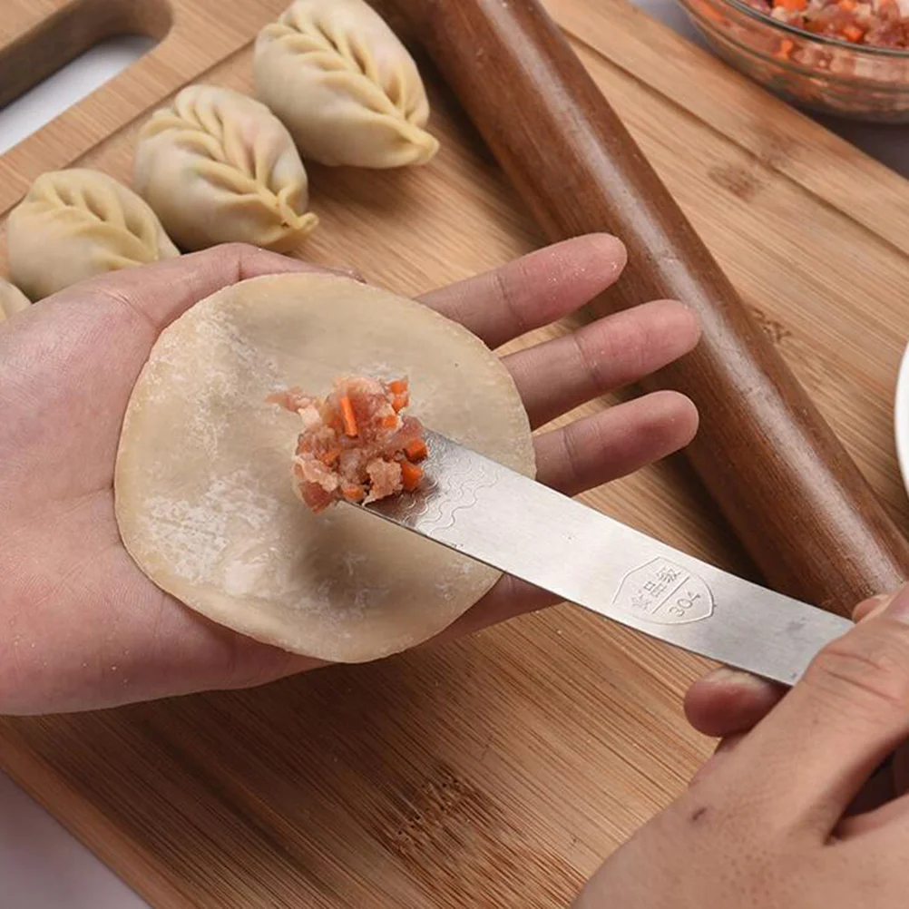 Abaodam 4pcs Wonton Cucharas de relleno Dumpling Cuchara Dumpling Fabricante para KitchenProduct 
