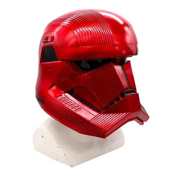 

Star Wars Sith Trooper Mask Helmet Star Wars Rise of Skywalker Cosplay Red PVC Mask Stormtrooper Halloween Party Props Adult