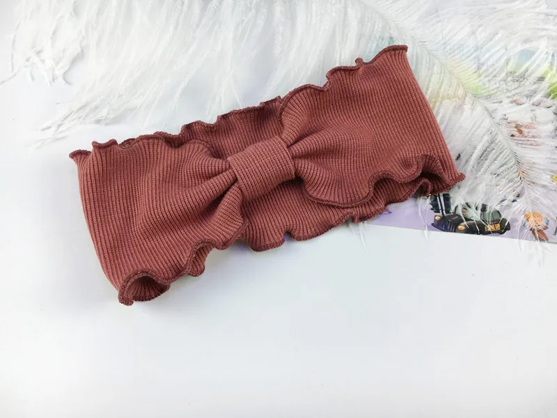 A Kid Girls Womens Turban Knot Bow Hair Bands Head Wrap Rabbit Headband Fit for children over 5 years old - Цвет: A
