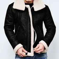 Стильное мужское пальто, одноцветная куртка на молнии, зима 2019, повседневное толстое пальто, теплое облегающее пальто, мужская верхняя