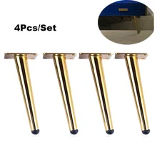 4 шт мебельные ножки из нержавеющей стали 25 см столики шкафы ноги диван кровать ТВ ножки шкафа с крепежными винтами золотые косые ножки