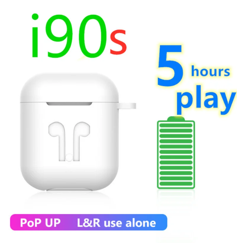 

i90s i90 s TWS Pop up 1:1 PK w1 h1 chip Wireless Earphone Bluetooth Earphones Earbuds chip i30 i20 i12 i10 i10tws i60 i80 tws