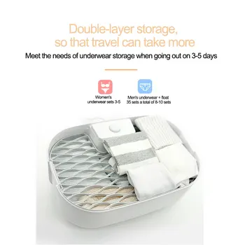 

Durable Cloth Disinfection Box Double Layers White Cloth Disinfection Container Container home Storage Box Stowing Tidying