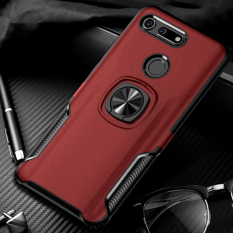 Чехол V20 с невидимым кронштейном для Huawei Honor V10 7X Mate Se Nova 3i 20X P Smart 2019 P20 Pro