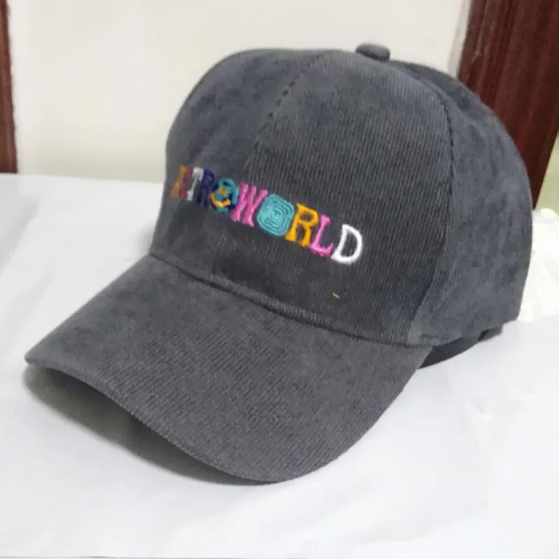 Последние альбом ASTROWORLD папа шляпа хлопок высокое качество вышивка Astroworld бейсболки унисекс